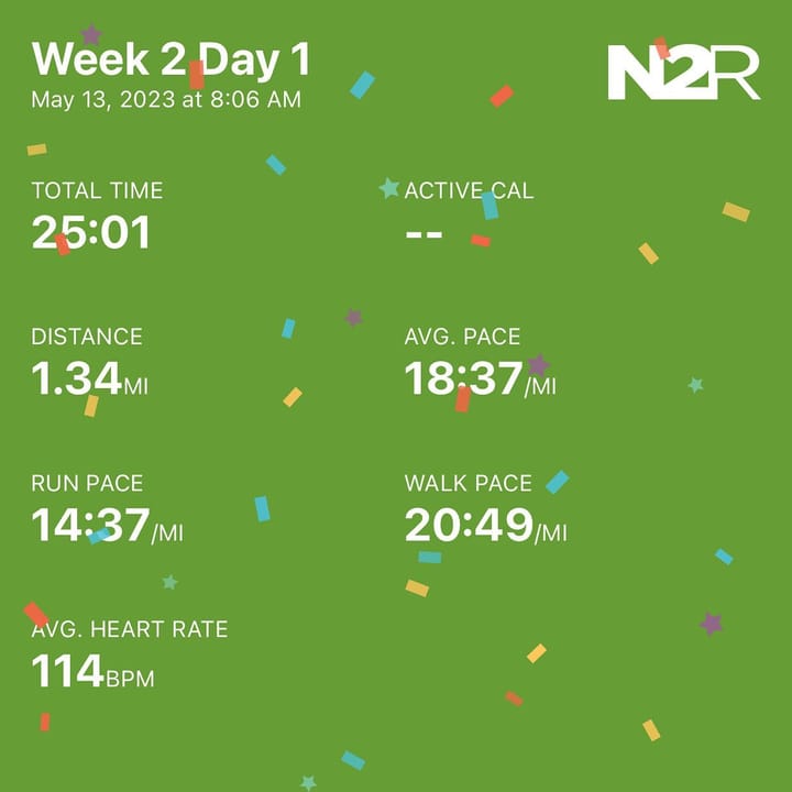 None to Run: Wk 2 Day 1